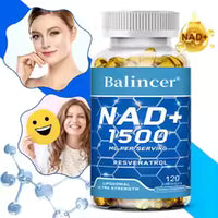 Yunara NAD+Supplements,with Resveratrol,Natural Energy Supplement,Support Cell Health,Anti-aging,Enhance Immunity-120 Capsules