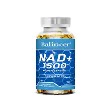 Yunara NAD+Supplements,with Resveratrol,Natural Energy Supplement,Support Cell Health,Anti-aging,Enhance Immunity-120 Capsules